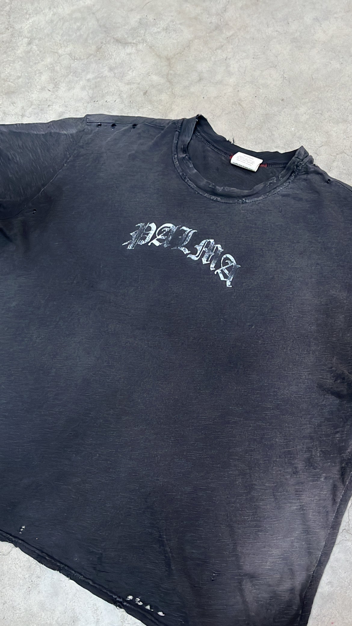 Distressed Slub Cotton T (PRE ORDER)